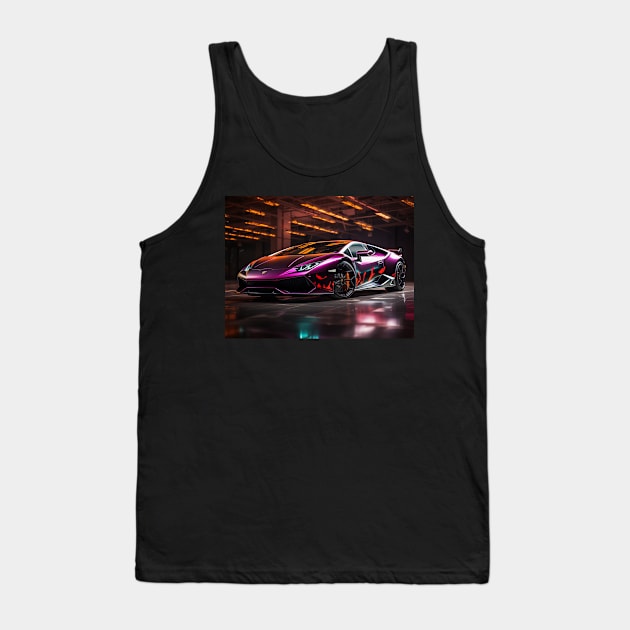 Super-cars-Upscale-Huracan Tank Top by PixelPusherArt